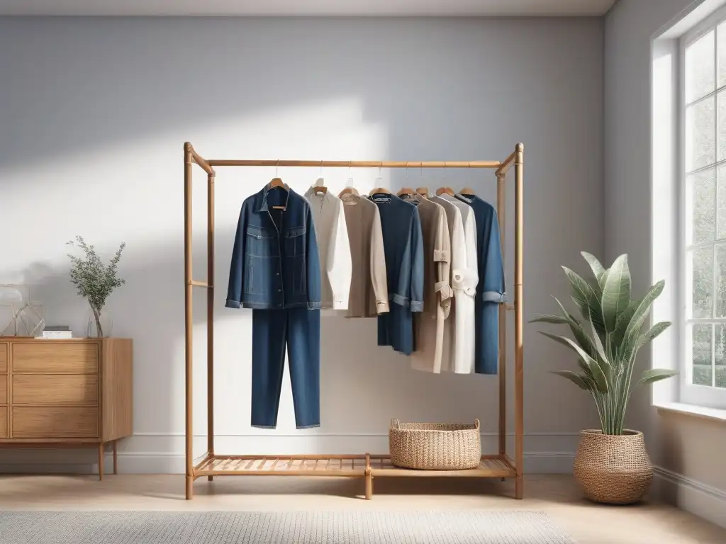 Cápsula de maternidad sostenible: elegancia minimalista en tonos neutros Un armario cápsula maternal sostenible, minimalista y elegante, con prendas de calidad en tonos neutros