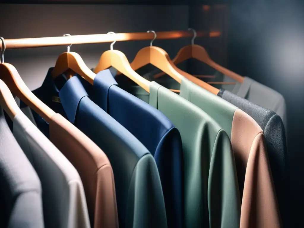Armario minimalista y chic para espacios pequeños Armario petite con prendas multifuncionales organizadas de forma chic y minimalista