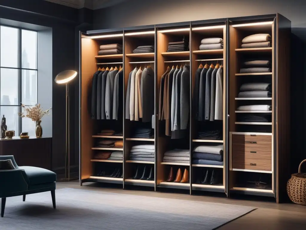 Armario de estilo único: moda auténtica y personal Armario que refleje tu singularidad: Colección de prendas únicas y modernas, organizadas con estilo