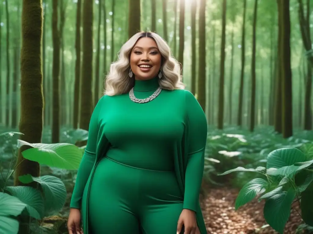 Moda sostenible en el bosque: diversidad, armonía y estilo Un bosque de moda sostenible para todos cuerpos