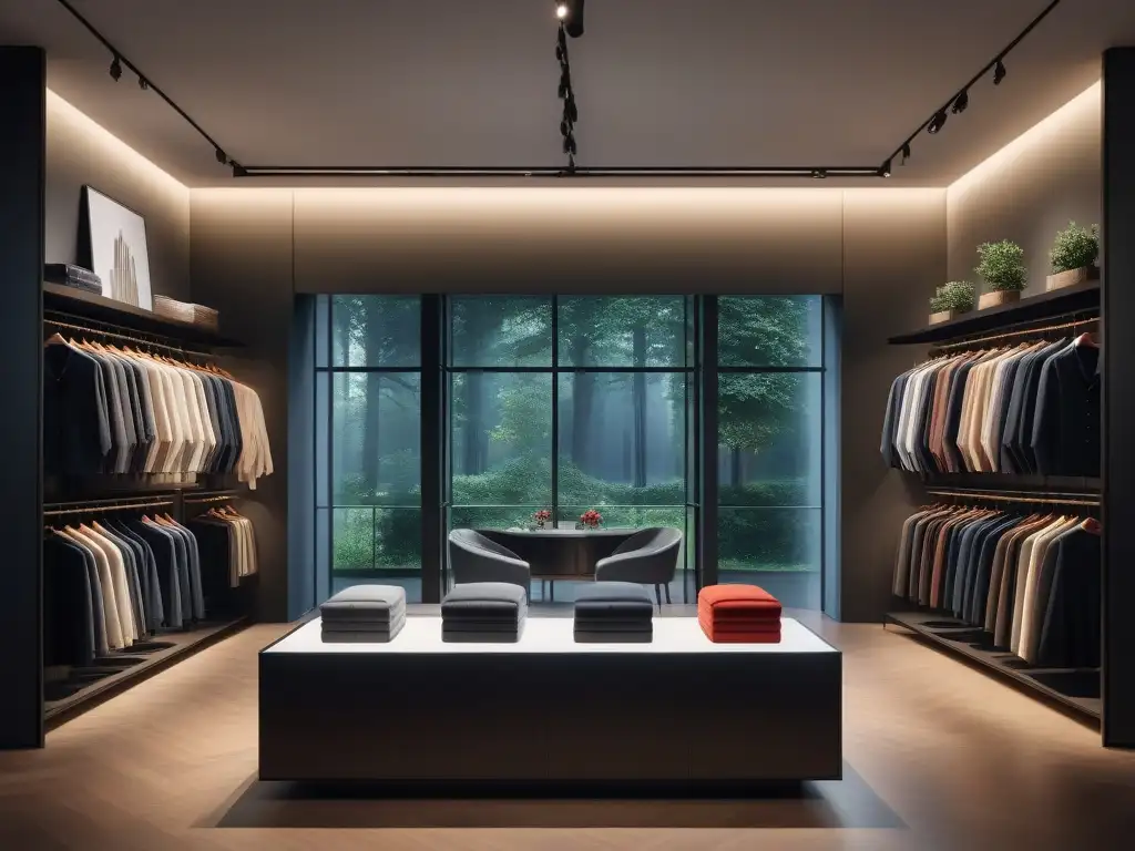 Boutique de moda exclusiva para personas petite: sofisticación y elegancia Una boutique moderna con moda petite personalizada, elegante y exclusiva