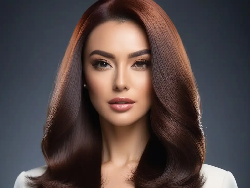 Transformación capilar: de encrespado a suave Transformación de cabello rebelde a suave y estilizado con tratamientos capilares cabellos rebeldes