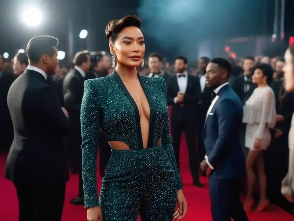 Desfile inclusivo de estrellas en festival de cine Una celebración de diversidad y estilo en la alfombra roja, con moda inclusiva en cine y TV