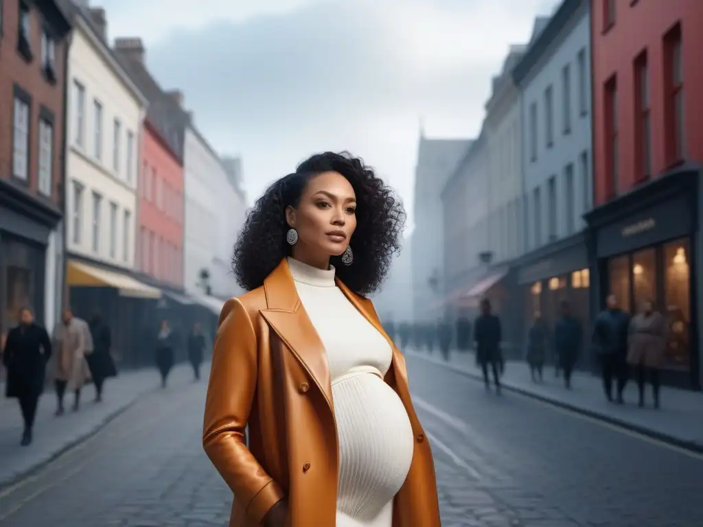 Moda prenatal inclusiva: empoderamiento en la ciudad Colaboraciones de moda maternidad inclusiva destacan tendencia con mujeres embarazadas diversas en empoderada pasarela urbana