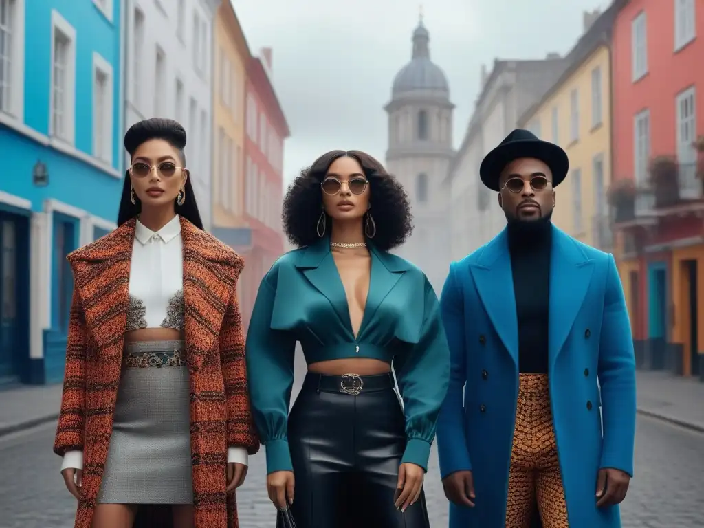 Influencers de moda: diversidad, estilo y empoderamiento en la ciudad Una comunidad fiel de moda diversa, uniendo estilos únicos en un entorno urbano chic