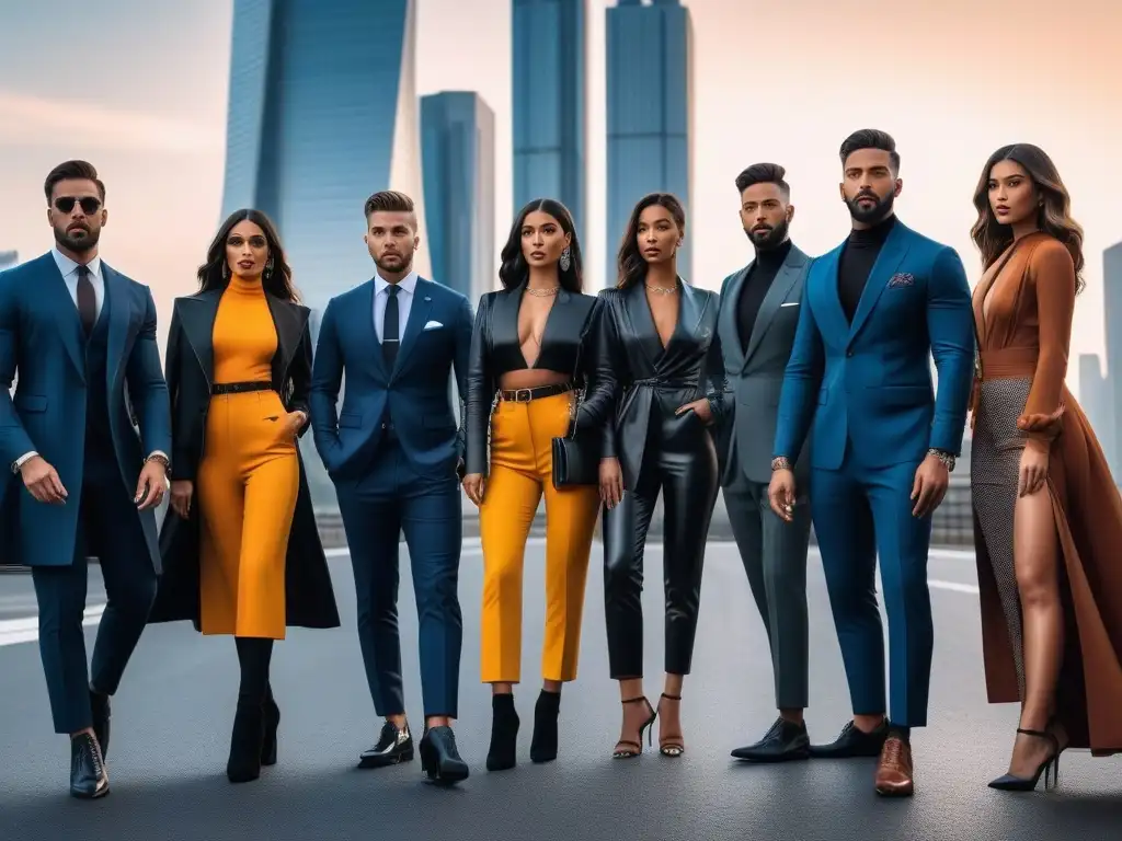 Influencers de altura: estilo y empoderamiento urbano Una comunidad de influencers de moda para cuerpos altos destaca su estilo único en la bulliciosa calle de la ciudad