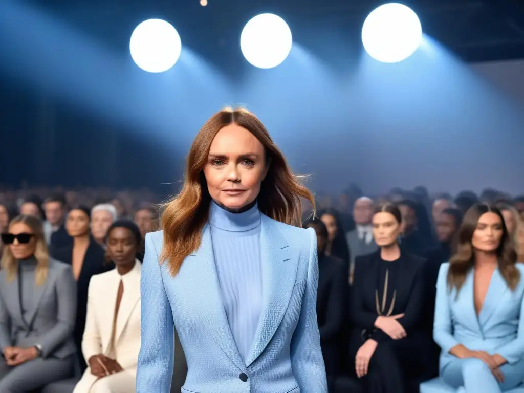 Stella McCartney revoluciona la moda sostenible en conferencia Conferencia de moda inclusiva: Stella McCartney presenta su colección ecofriendly ante un público diverso y comprometido