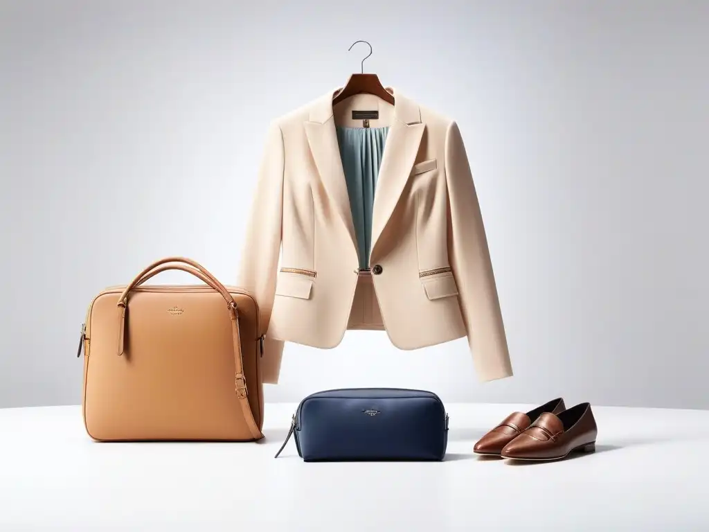 Armario de viaje minimalista y elegante para mujer Consejos para un armario de viaje petite ligero y organizado en tonos neutros y pastel