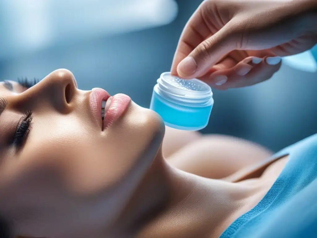 Tratamiento profesional para piel acneica en clínica moderna El cuidado experto en tratamientos para piel clara acne, con precisión y suavidad en moderna clínica dermatológica