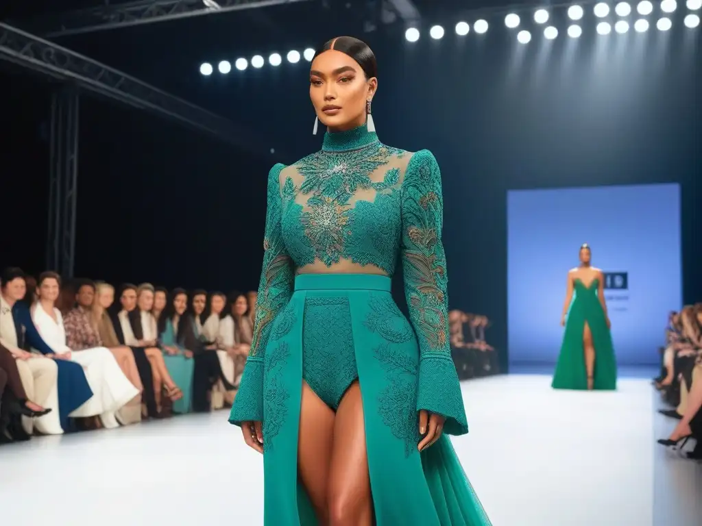 Desfile de moda inclusivo: Celebrando la diversidad con estilo Desfile de diseñadores emergentes en moda inclusiva, celebrando la diversidad con prendas innovadoras y aplausos vibrantes