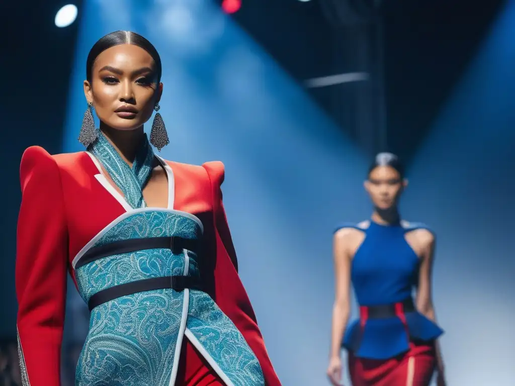 Desfile inclusivo: moda del futuro Un desfile futurista de marcas emergentes moda inclusiva, con modelos diversos y empoderadores en la pasarela