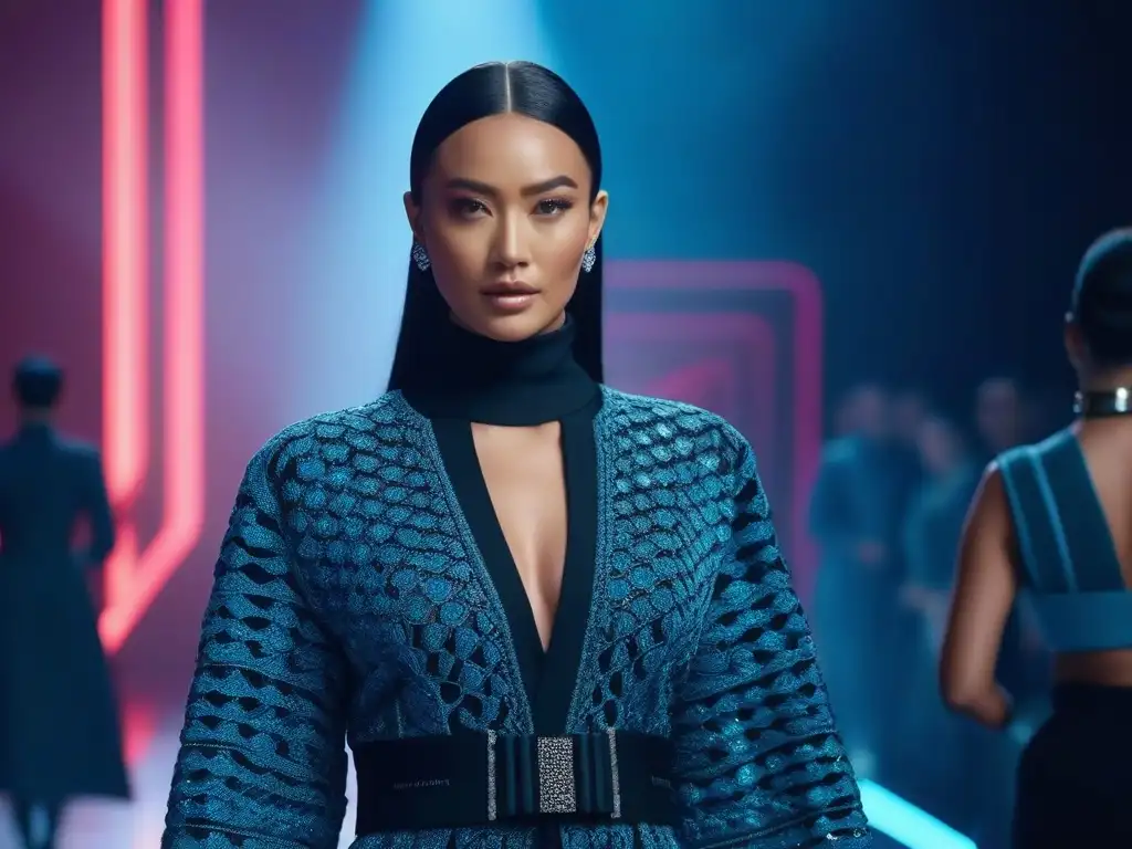 Desfile de moda adaptativa: diversidad y estilo futurista Desfile futurista: moda adaptativa en cine y televisión, diversidad y empoderamiento en la pasarela neón