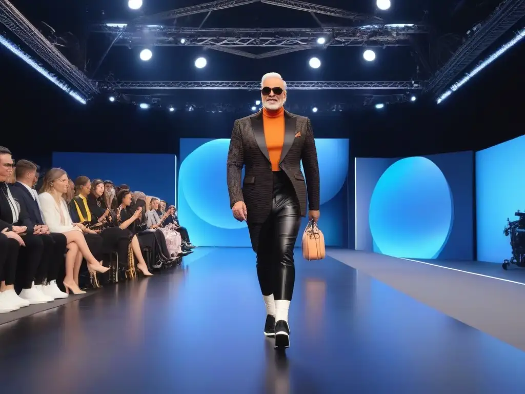 Desfile inclusivo de moda adaptativa: Empoderamiento y diversidad Un desfile futurista de moda adaptativa para todos cuerpos, con diversidad e inclusión en la pasarela