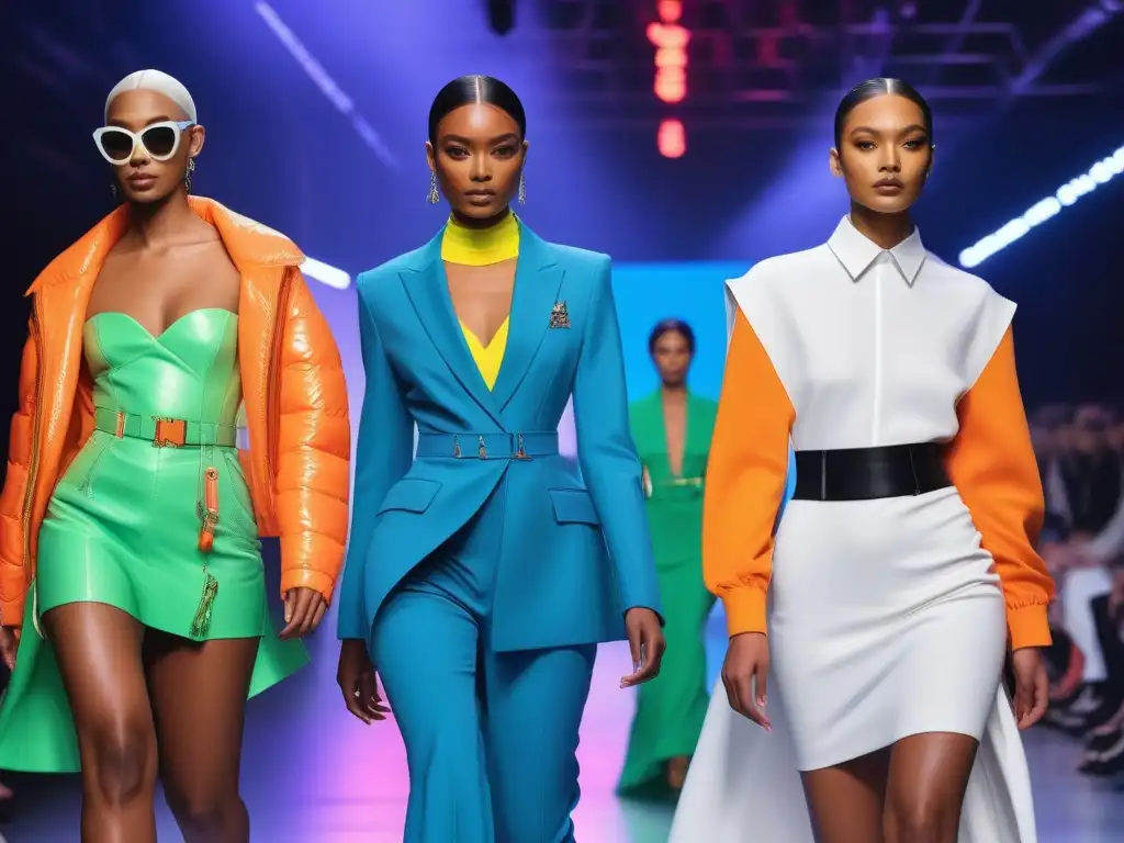 Moda inclusiva: Desfile futurista de género neutral Desfile futurista de moda inclusiva para todos cuerpos