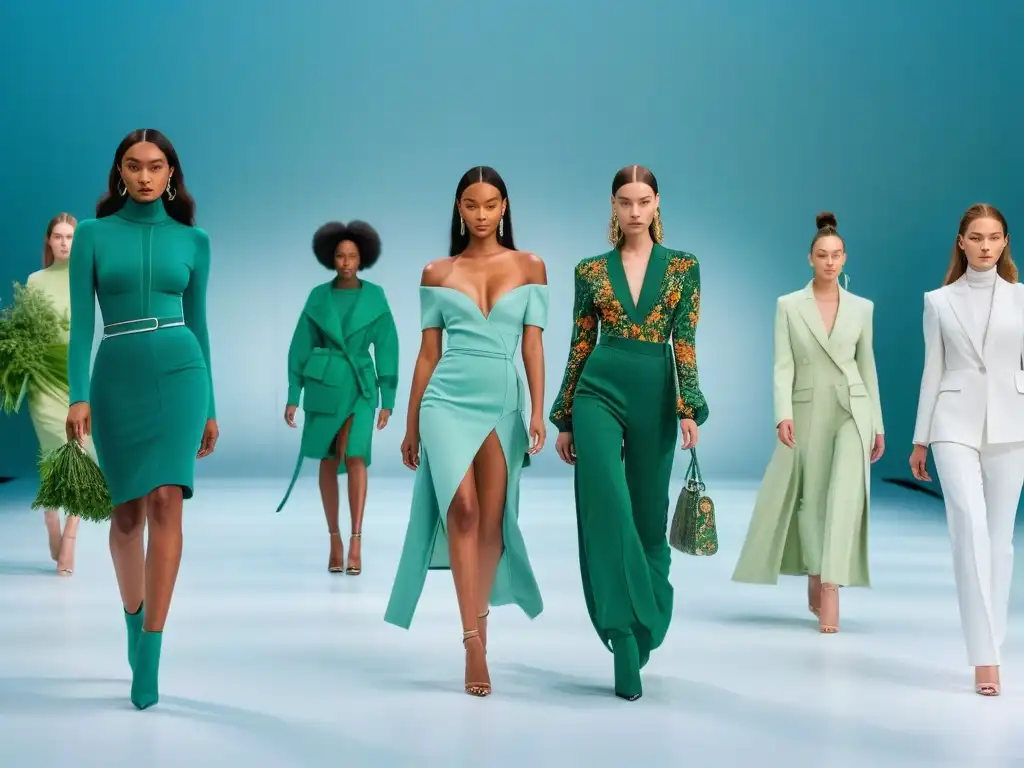 Desfile inclusivo y sostenible: moda para todos Un desfile futurista de moda inclusiva y sostenible para todos los cuerpos