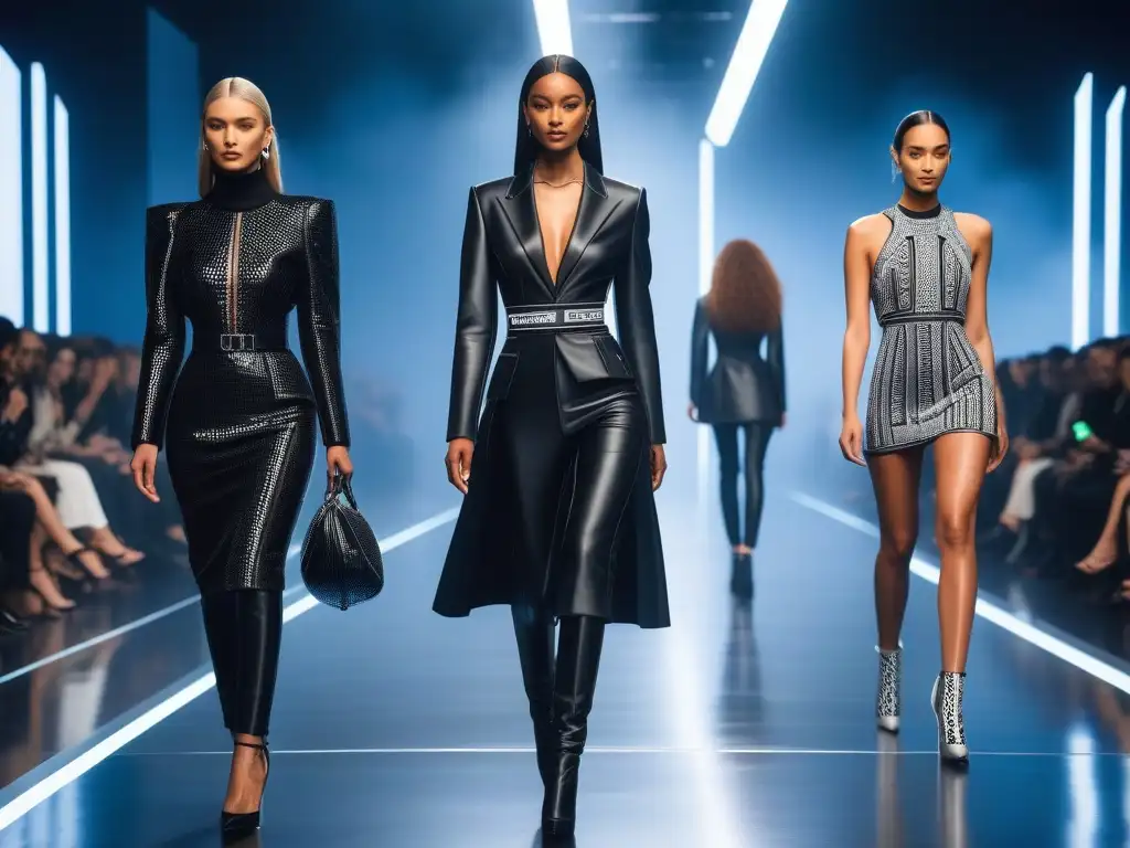 Desfile futurista de moda 3D: diversidad y empoderamiento Desfile futurista de moda inclusiva impresión 3D personalizada