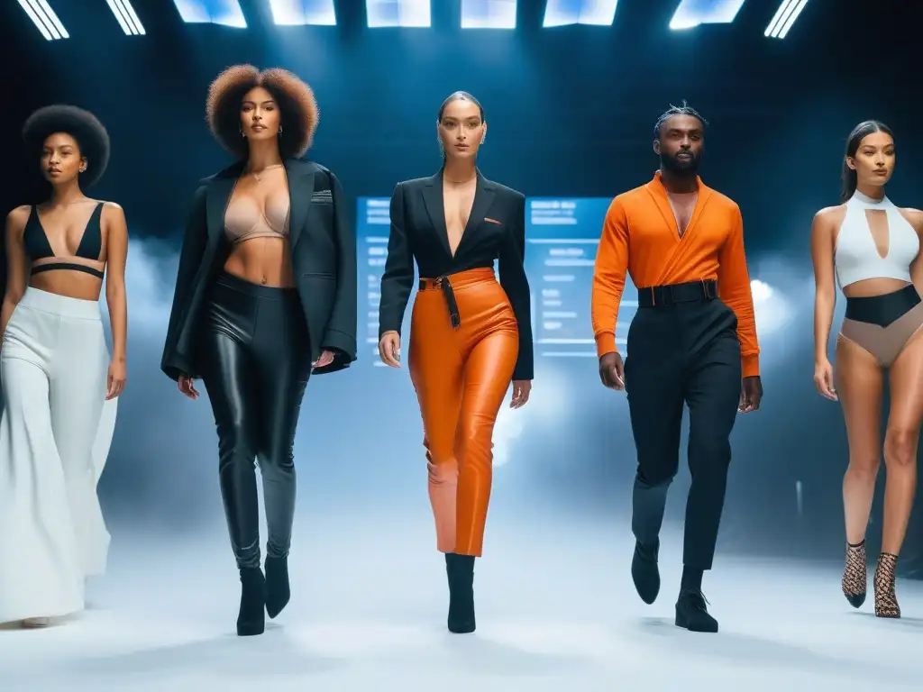 Moda sostenible para todos: desfile futurista inclusivo Desfile futurista de moda sostenible para todos cuerpos