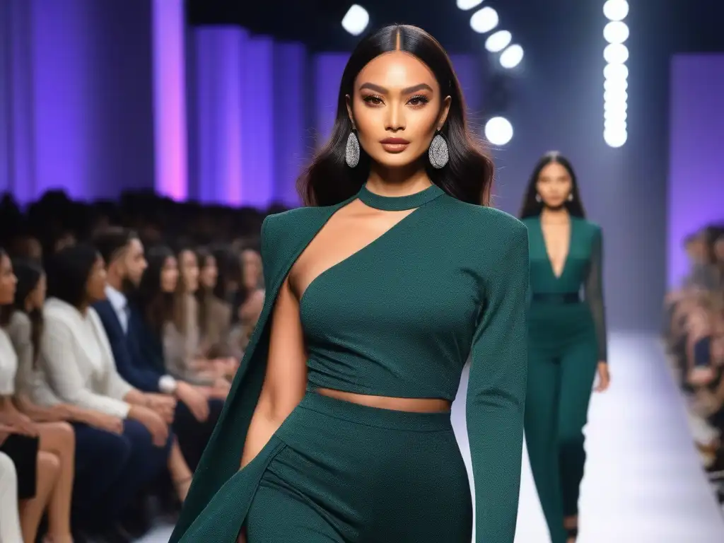 Desfile inclusivo de moda para mujeres petite: diversidad y estilo Desfile inclusivo y diverso en evento moda petite