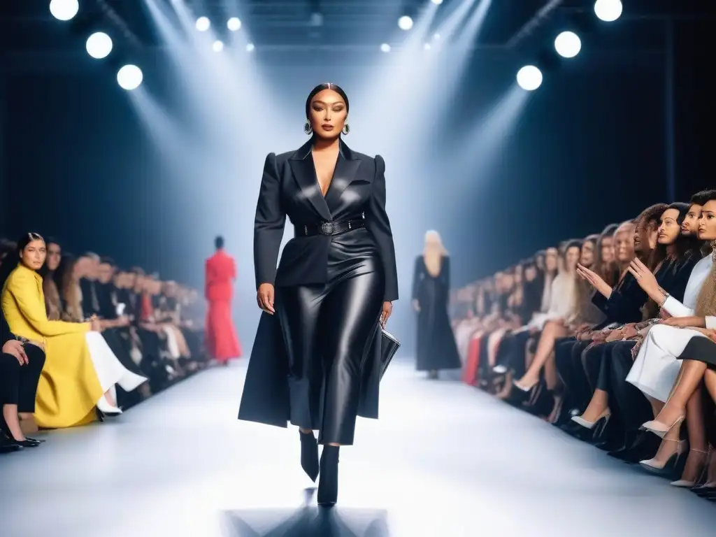 Desfile inclusivo: moda diversa y empoderamiento Desfile inspirador de moda inclusiva con modelos diversos caminando con confianza