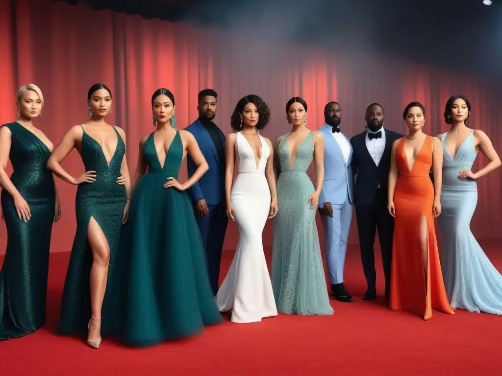 Desfile de moda inclusiva en estreno de película Un desfile de moda adaptativa en cine y televisión: actores diversos rompen estereotipos en la alfombra roja