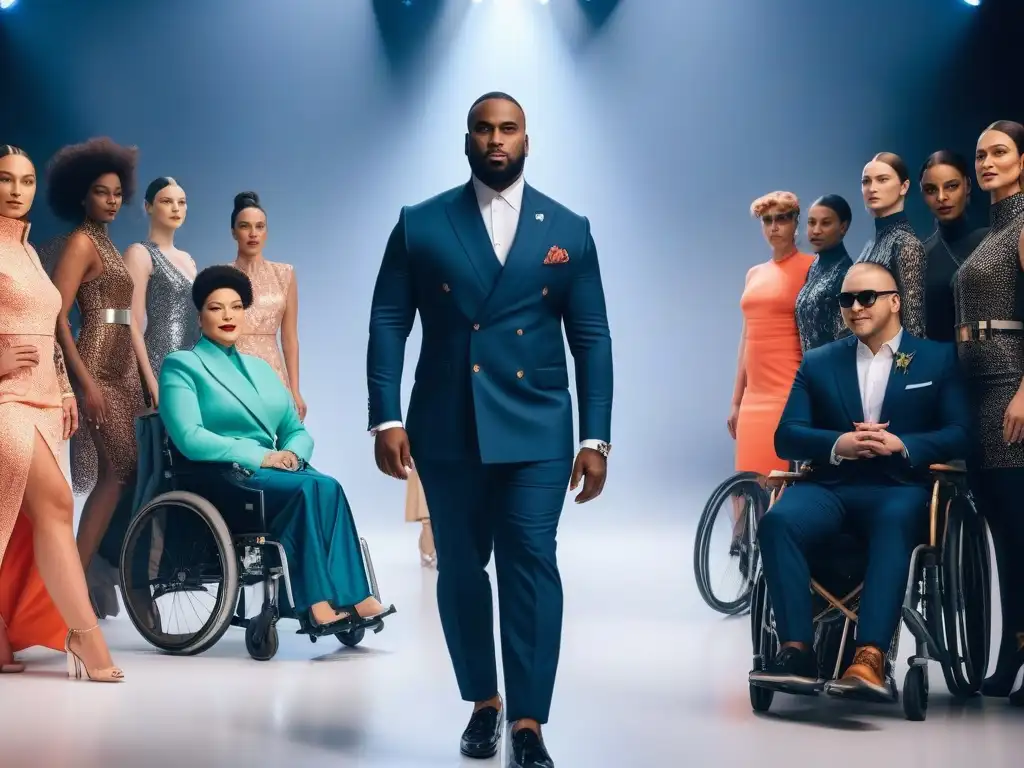 Desfile inclusivo: Moda adaptativa celebra diversidad y empoderamiento Un desfile de moda adaptativa para discapacidad, donde la diversidad y la inclusión brillan en la pasarela