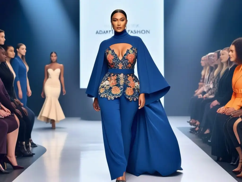 Diversidad y estilo: desfile de moda adaptativa Un desfile de moda adaptativa celebra la diversidad e inclusión, mostrando la belleza de la diversidad en la pasarela