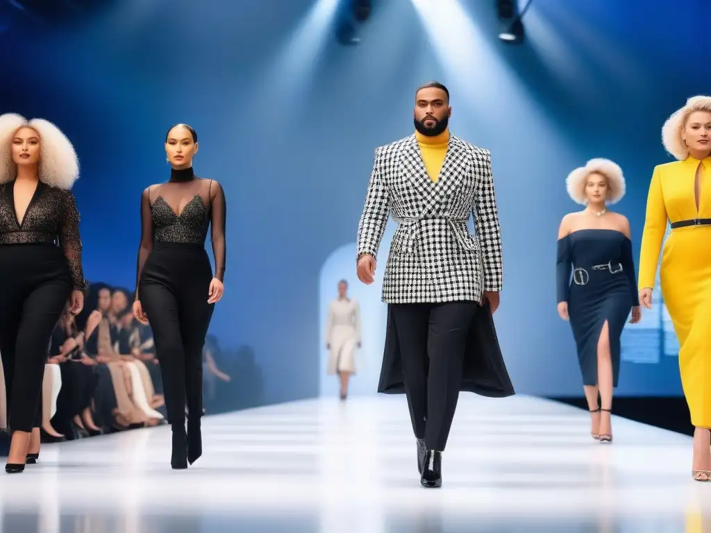 Desfile de moda inclusiva: diversidad y estilo en la pasarela Desfile de moda adaptativa: diversidad, inclusión y belleza en la pasarela con diseños modernos y chic