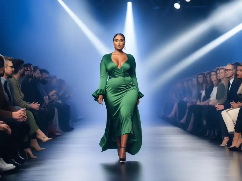 Desfile inclusivo de moda adaptativa: empoderamiento y diversidad Desfile de moda adaptativa inclusiva y atractiva con modelos diversos caminando con confianza en la pasarela