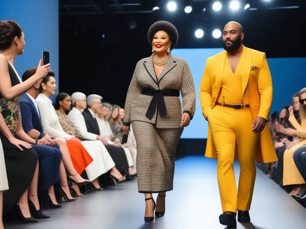 Desfile de moda inclusiva: diversidad y estilo en la pasarela Desfile de moda adaptativa inclusiva para todos, diversidad y empoderamiento en la pasarela