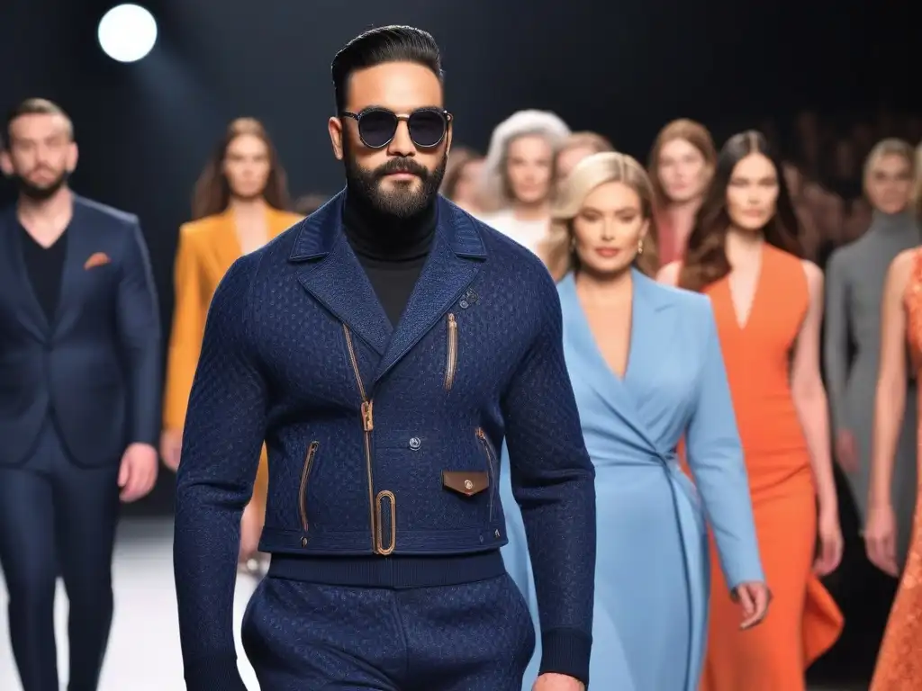 Desfile de moda inclusiva: diversidad y empoderamiento Un desfile de moda adaptativa con modelos diversos, empoderamiento y celebración