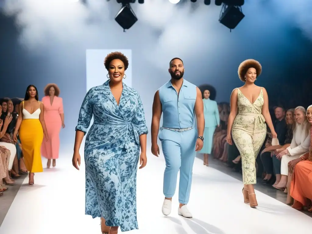 Moda de verano inclusiva: Desfile de confianza y diversidad Desfile de moda adaptativa verano tallas especiales con estilo y diversidad