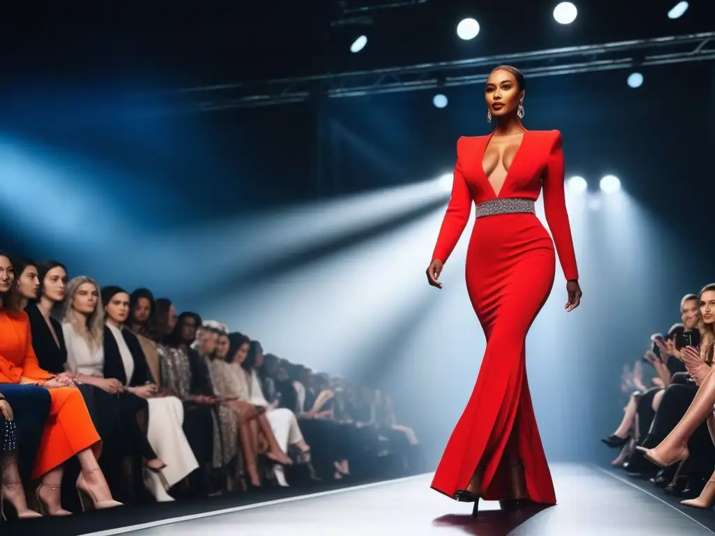 Desfile de moda inclusivo para personas altas Desfile de moda para cuerpos tall con diseños inclusivos y elegantes