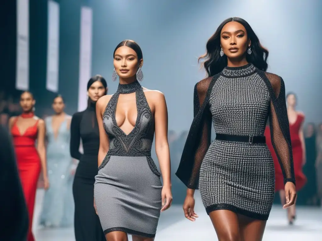 Desfile de moda inclusivo en Londres: diversidad y estilo en la pasarela Desfile de moda diversa en Londres: modelos únicos y estilos innovadores celebran la inclusividad en la pasarela
