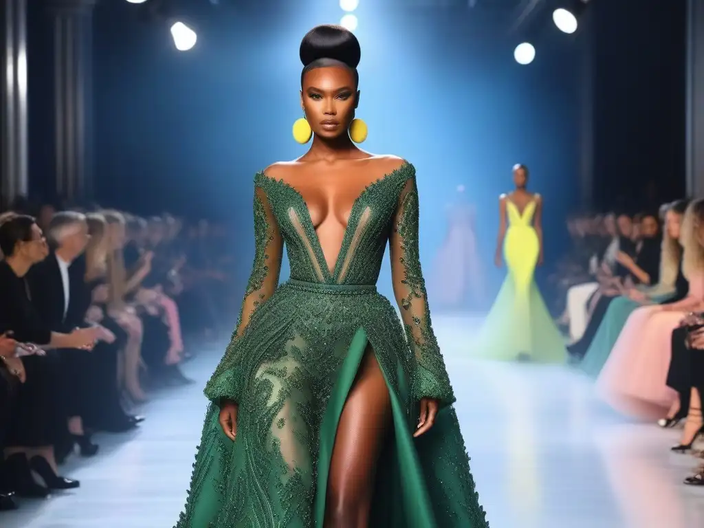 Desfile de moda inclusivo y vanguardista de Christian Siriano Desfile de moda diversa de Christian Siriano celebrando la inclusión en la pasarela de alta costura