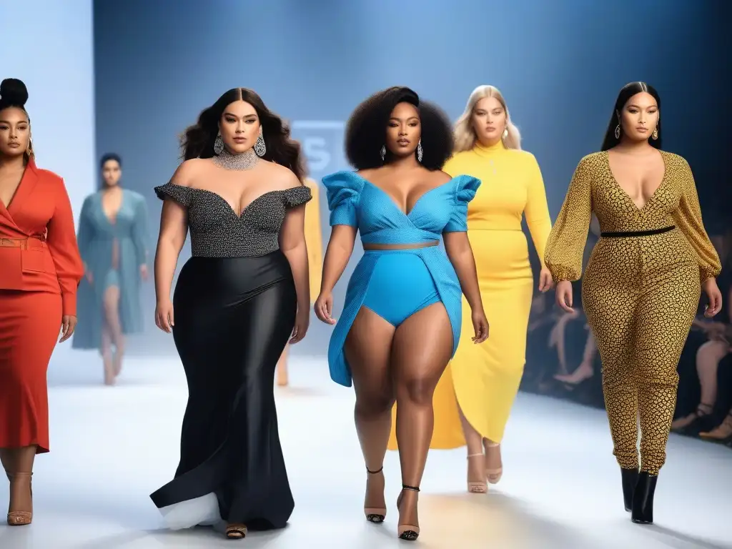 Desfile de moda inclusivo: Celebrando la diversidad de cuerpos Desfile de moda con diversidad de cuerpos y estilos, celebrando la importancia de la diversidad en la industria
