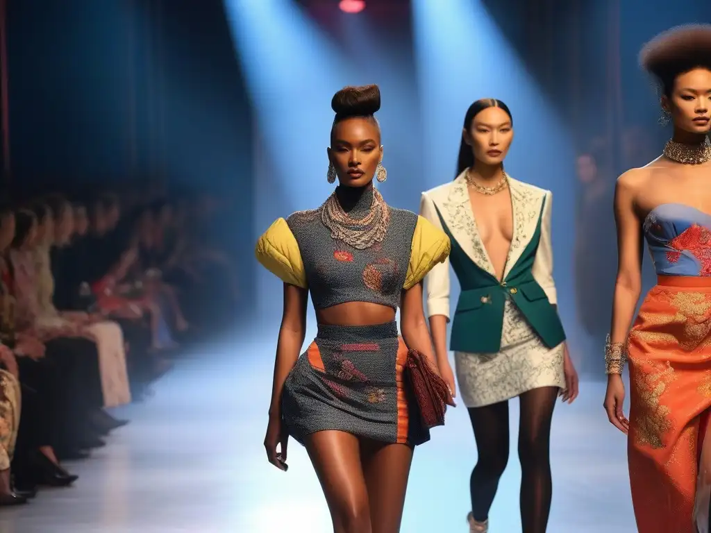 Desfile de moda diverso y empoderado con diseños de Vivienne Westwood Desfile de moda con diversidad de modelos empoderados luciendo diseños vanguardistas de Vivienne Westwood