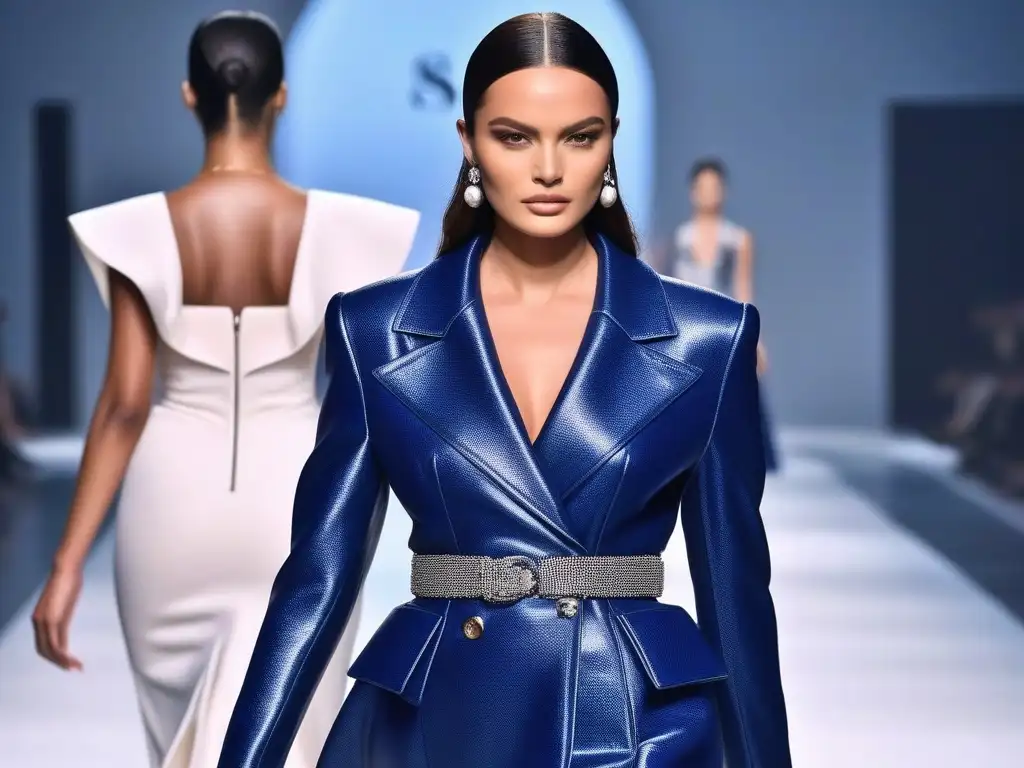 Desfile de moda Dior: diversidad de tallas con estilo Desfile de moda con diversidad de tallas en modelos luciendo diseños de Christian Dior con elegancia y confianza