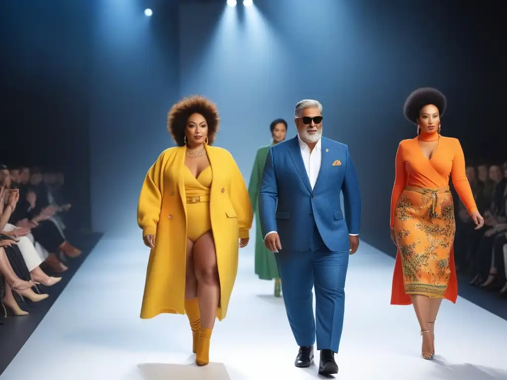Desfile de moda inclusivo y sostenible: diversidad y empoderamiento Desfile de moda ética para todos cuerpos, diversidad y empoderamiento en la pasarela