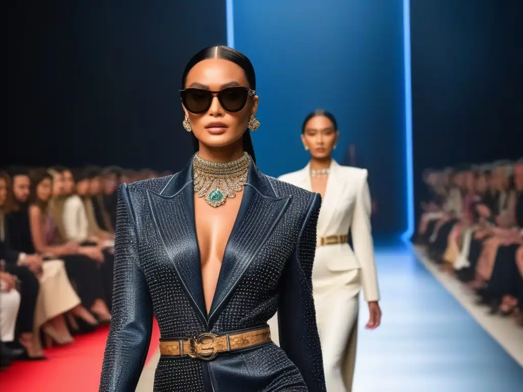 Desfile de moda inclusivo: elegancia y diversidad en la pasarela Desfile de moda inclusiva con accesorios de alta gama para todos los estilos