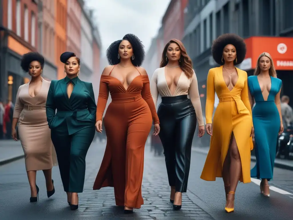 Un desfile de moda inclusiva para todos cuerpos en la vibrante ciudad