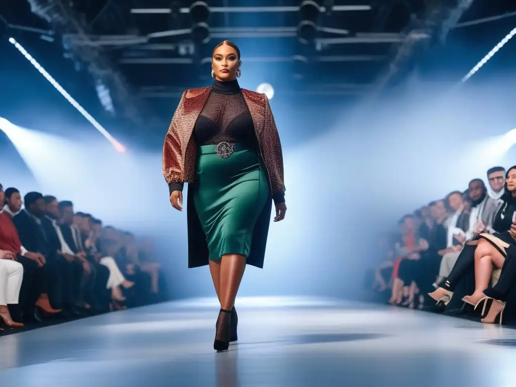 Desfile de moda inclusivo: diversidad y empoderamiento Desfile de moda inclusiva para todos los cuerpos, celebrando la diversidad con confianza y estilo en la pasarela