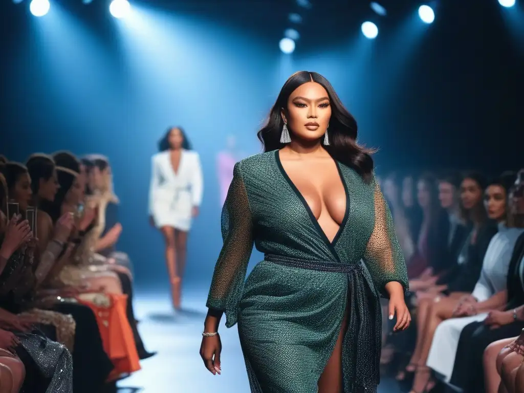 Desfile inclusivo: moda diversa y empoderamiento Desfile de moda inclusiva para todos los cuerpos, representando diversidad y empoderamiento en la pasarela