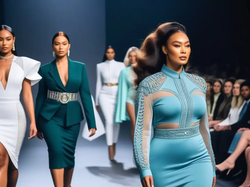 Desfile inclusivo: moda innovadora para todos Un desfile de moda inclusiva para todos los cuerpos, etnias y habilidades, reflejando diversidad y empoderamiento