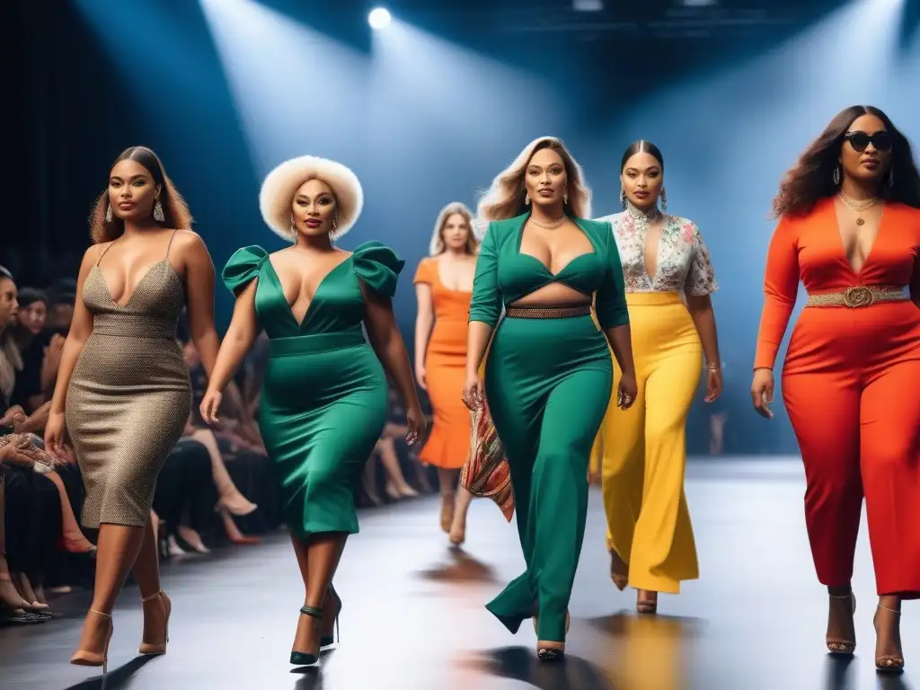 Desfile de moda inclusivo: Celebrando la diversidad con estilo Desfile de moda inclusiva para todos cuerpos, celebrando la diversidad y la individualidad con estilo y alegría