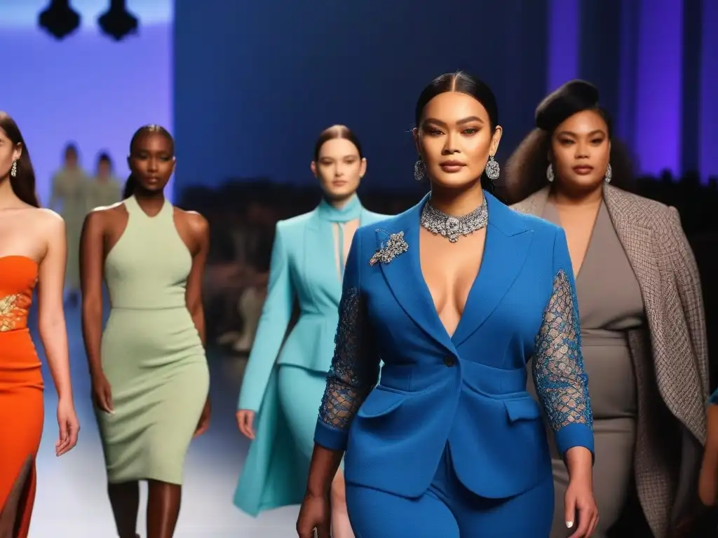 Desfile inclusivo: moda diversa y empoderamiento Un desfile de moda inclusiva para todos los cuerpos, con modelos diversos y diseños accesibles, celebrando la diversidad