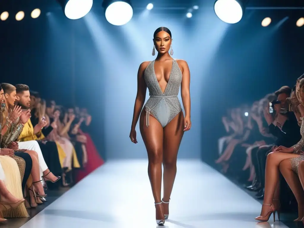 Desfile de moda inclusivo: diversidad y estilo en la pasarela Desfile de moda inclusiva para todos cuerpos, diversidad y estilo brillan en la pasarela