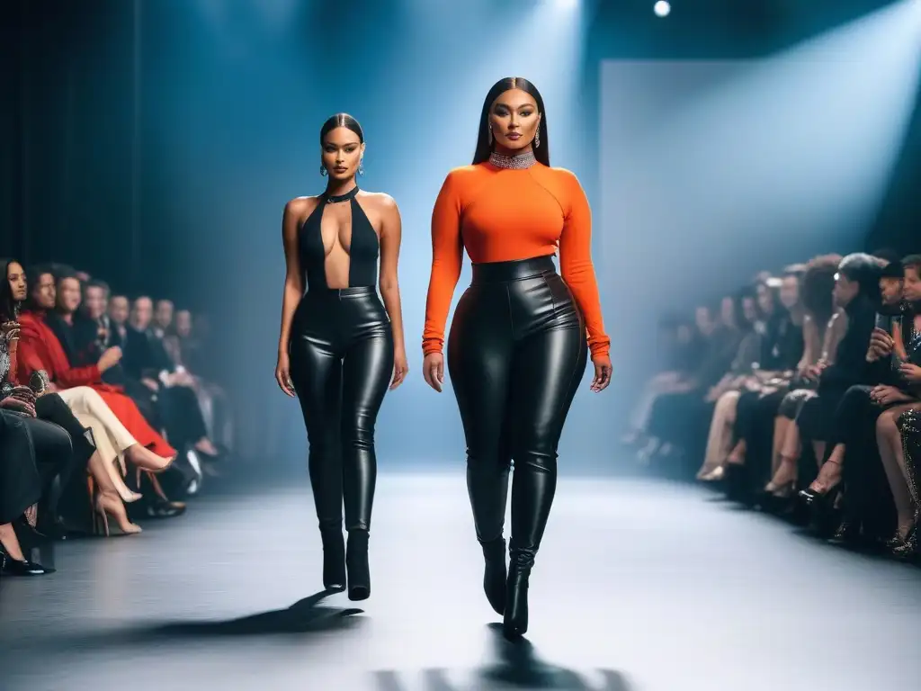 Desfile de moda inclusiva: diversidad y empoderamiento Desfile de moda inclusiva para todos cuerpos, diversidad y empoderamiento en la pasarela