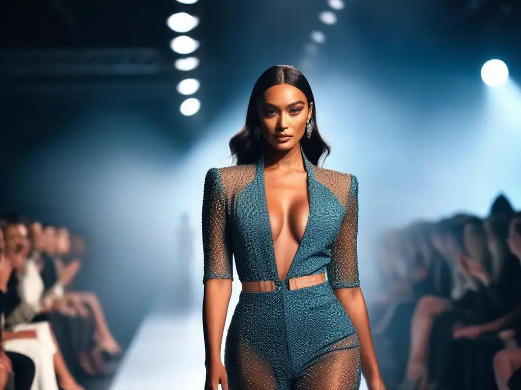 Pasarela inclusiva: moda diversa y empoderamiento Desfile de moda inclusiva para todos los cuerpos con modelos diversos y empoderados en pasarela