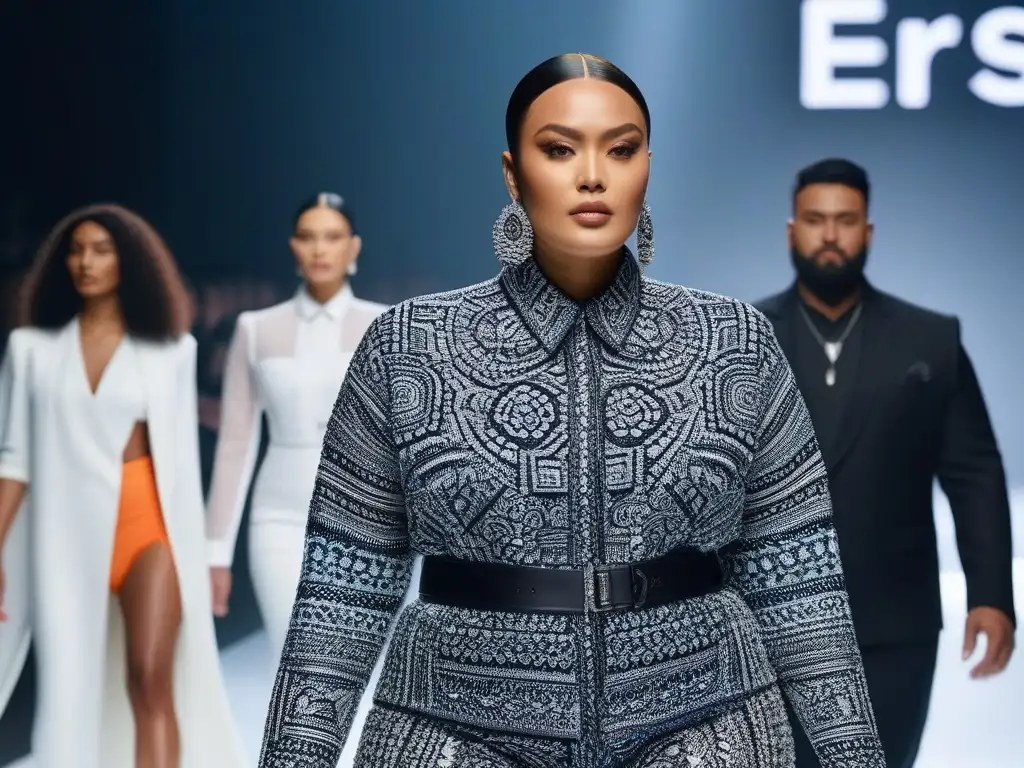 Desfile inclusivo: moda para todos los cuerpos y etnias Desfile de moda inclusiva para todos cuerpos con modelos diversos y empoderados