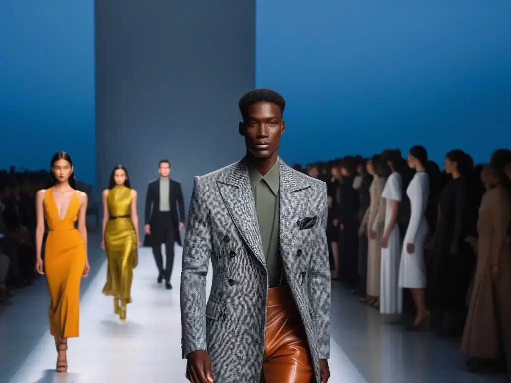 Pasarela Bottega Veneta: Diversidad y Elegancia Desfile de moda inclusiva para todos cuerpos: modelos diversos lucen elegancia y confianza en la pasarela de alta costura de Bottega Veneta